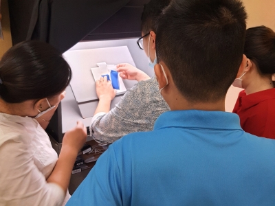 Lắp đặt và bàn giao thiết bị cho công ty may Sơn Hà